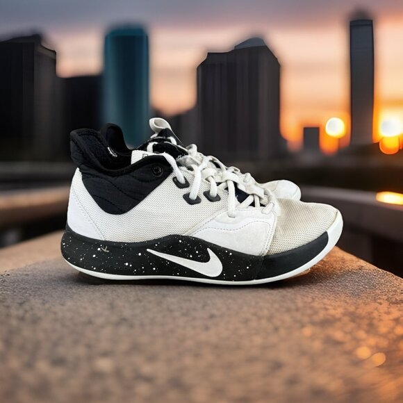 Nike Other - ✅NIKE Paul George 3 Basketball Shoes Mens 8 PG3 Sneaker Black/White CN9512-108